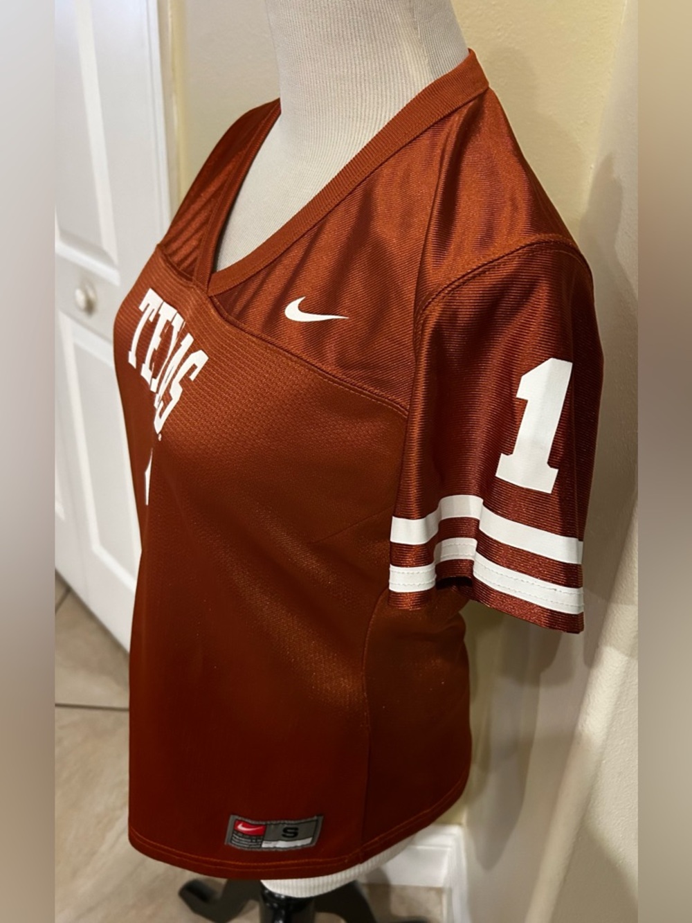 Nike Texas Longhorns #1 Football Jersey Womens Small Team Authentic Burnt Orange - Picture 4 of 11